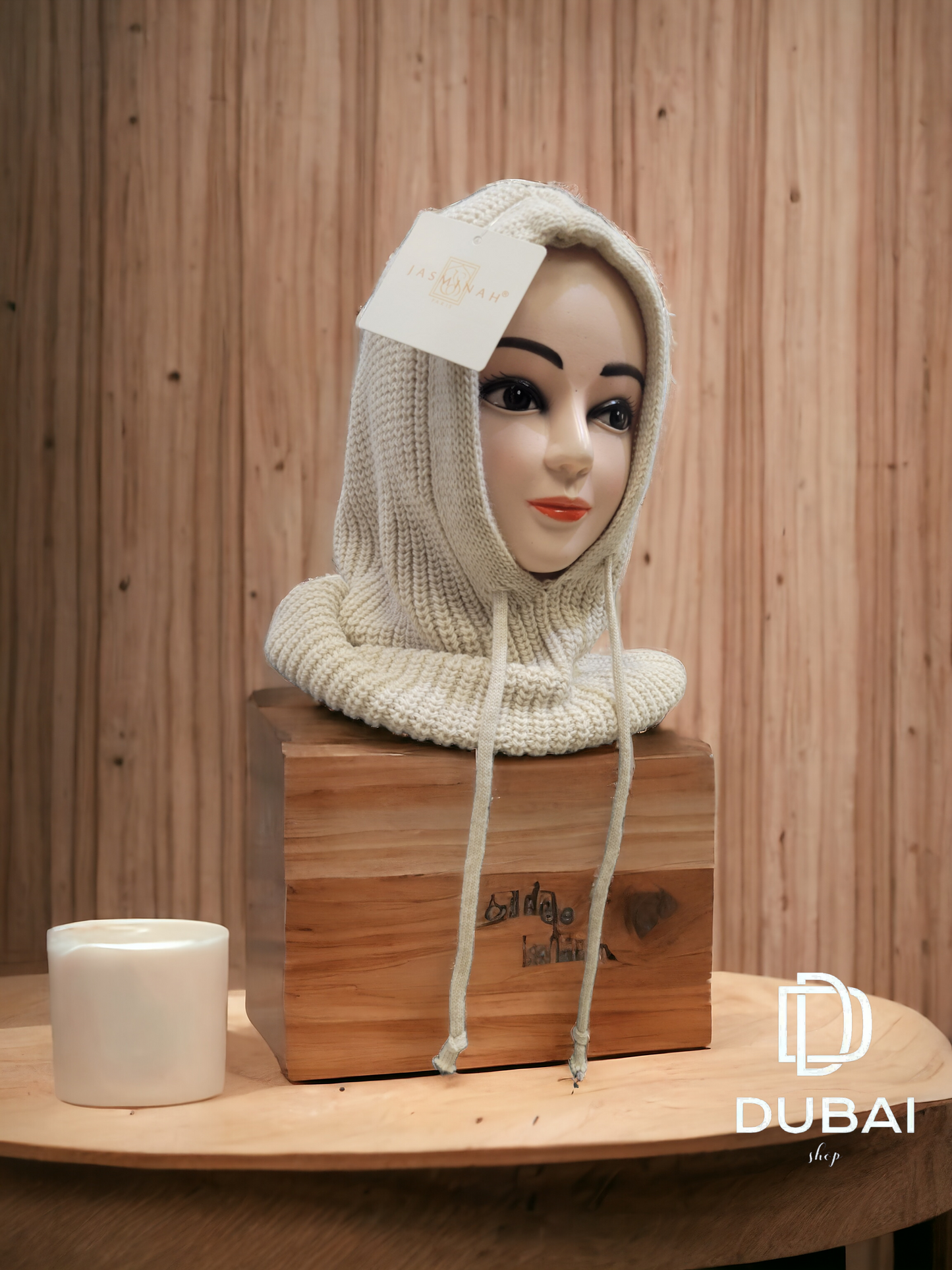 cagoule créme ideal pour l'hivers