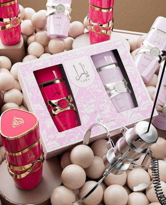 Coffret Parfum Lattafa YARA & YARA CANDY – 2 x 100 ml – Eau de Parfum Femme