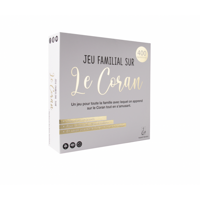 Jeu familial sur Le Coran (blanc et doré) – Hadieth Benelux