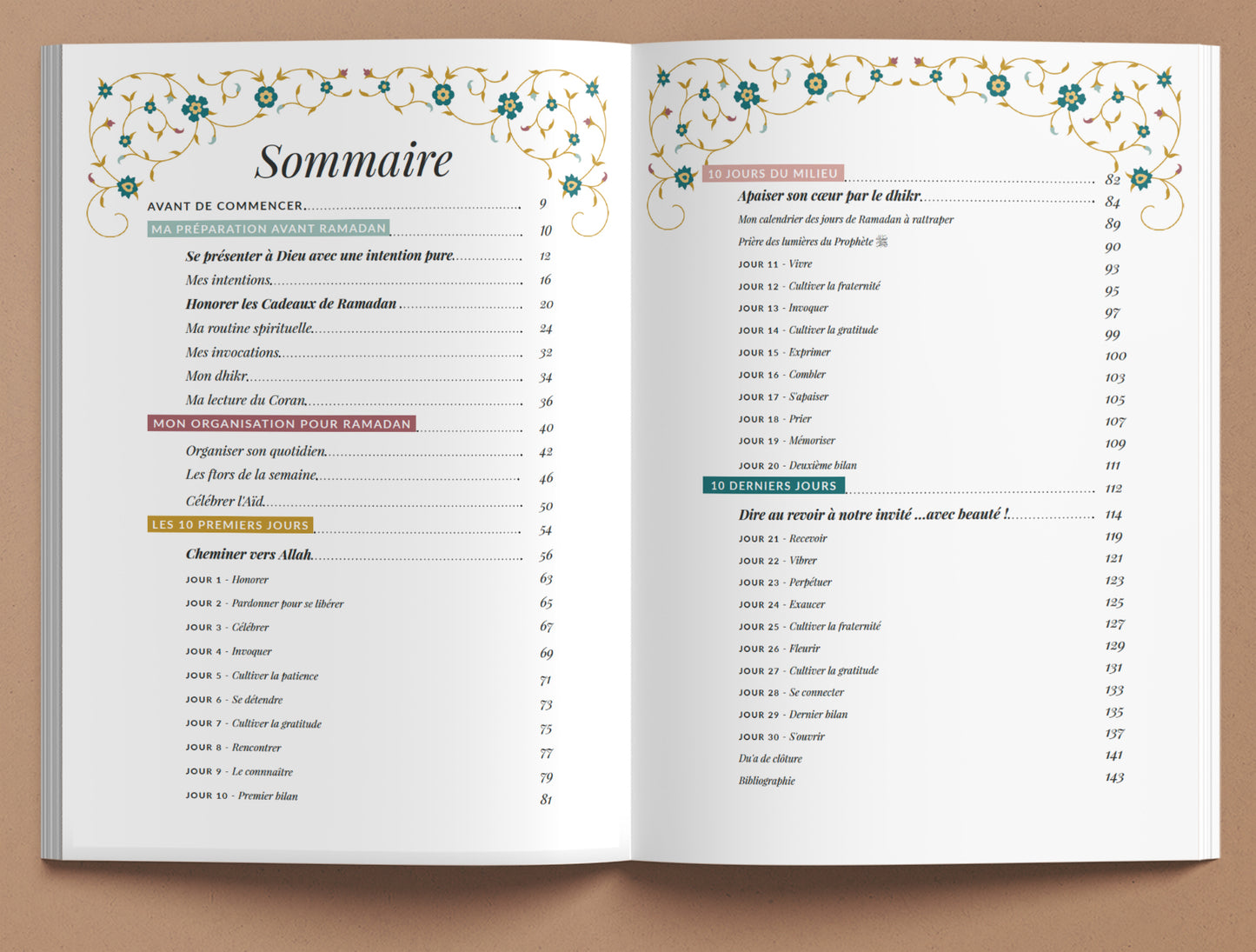 JOURNAL & PLANNER : 30 JOURS DE MÉDITATION POUR RAMADAN