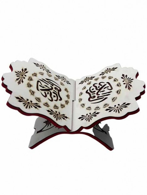 Porte Coran luxe Blanc taille moyenne